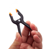 2 "3" 4 "6" 9 "Mini pince en plastique pour fond de photographie Pince en nylon à ressort fixe