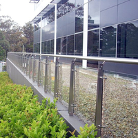 Balustrade de balcon en verre balustrade d'escalier piscine matériel de clôture accessoires en acier inoxydable support de bras araignée