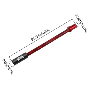 MUQZI Tubo Curvo de Freio para Bicicleta em Aço Inoxidável com Mola Flexível para Bicicletas de Montanha e Dobráveis - Product Image 3
