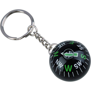 Bóng <span class=keywords><strong>Keychain</strong></span> Đầy Lỏng La Bàn Cho Đi Bộ Đường Dài Du Lịch Cắm Trại Ngoài Trời Sinh Tồn Di Động Đa Chức Năng La Bàn - Product Image 2