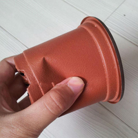 Pots de fleurs en plastique terracotta en gros de 9 cm, 10 cm, 12 cm, 15 cm, 19 cm, 21 cm