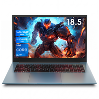 Ordinateur portable 18,5 pouces neuf, Intel Core i7 i9 9750H 9880H, 16 Go de RAM, 512 Go SSD, écran FHD IPS grand format, ordinateur portable professionnel, vente en gros OEM