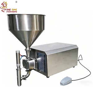 Máquina de llenado semiautomática de sobremesa con bomba de rotor de un solo cabezal para lociones cosméticas, mermeladas, miel, kétchup y salsas de carne - Product Image 3