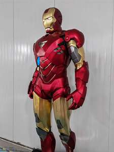 Costume d'armure Iron Man MK6 de taille réelle, entièrement fonctionnel, éclairage LED, statue de collection pour décoration intérieure - Product Image 2