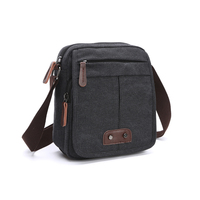 ZUOLUNDUO Style Vintage petit sac à bandoulière Offre Spéciale couleur unie toile antivol fermeture éclair Polyester Design à la mode
