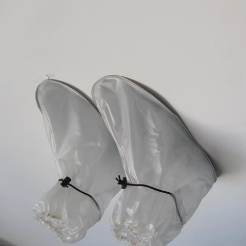 Unisex Reusable PVC Rubber Midi Flat Overshoes Waterproof Rain Boots Autumn Winter Summer Outdoor Anti-Slip