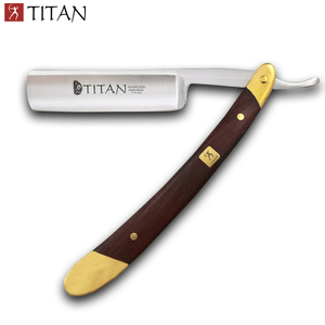 Titan Nhà Máy Thẳng Cạo Râu Dao Cạo OEM Logo Lưỡi Thép Không Gỉ Sắc Nét Đã Có Người Đàn Ông Râu Tóc Chúng Tôi Cạo Râu Dao Cạo - Product Image 2