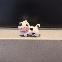 Femmes Position supérieure dessin animé mignon Animal chien chat pop-corn coeur forme résine chaussures breloques grotte chaussures accessoires décoratifs
