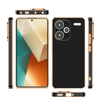 Vente en gros Nouvelle conception Luxe Coloré Doux Tpu 6D Électroplaqué étui pour Xiaomi Redmi Note 13 Pro Plus 5G C61 14 Ultra A3 Housse