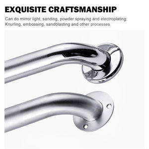 Zugänglich keit Ausrüstung Wand halterung Hot Sell Edelstahl Badezimmer zubehör Handlauf Sicherheit Toilette Dusche Haltegriff - Product Image 3