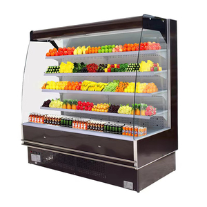 Refrigerador Vertical Comercial con Enfriamiento por Aire para Exhibición de Frutas y Verduras en Supermercados - Product Image 1