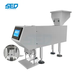 Comptoir de bonbons Machine électronique semi automatique de comptage de bonbons gommeux Softgel de table
