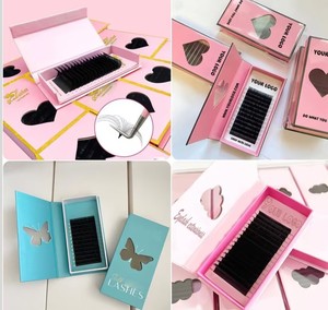 ขนตาปลอมแบบเส้นต่อเส้น ยี่ห้อไพรเวทเลเบล J B C D <span class=keywords><strong>M</strong></span> L Curl Classic Lash Trays สีดำด้าน กำมะหยี่ ขนนุ่มเหมือนขนมิงค์ สำหรับต่อขนตาแบบเส้นต่อเส้น - Product Image 4