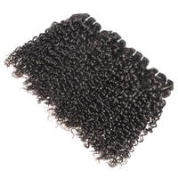 Ekstensi Rambut India Asli Double Machine Wefted 100% Full Cuticle Aligned Virgin Hair Weave Natural Raw Temple Deep Curly Bundles