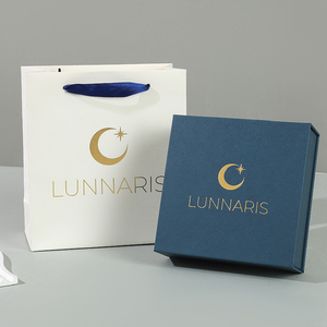 Scatola Magnetica Blu Navy con Chiusura a Ribalta per una Narrativa Visiva Professionale, Ideale per l'Efficiente Scalamento del Branding all'Ingrosso - Set Cofanetto - Product Image 3