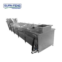 Volautomatische stoomtype blancheringsmachine Commerciële blancheringsapparatuur voor fruit en groenten