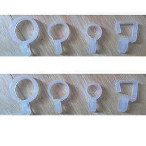 Square Tube Windproof Hooks For <b>Clothes</b> <b>Racks</b> Plastic 25x25mm Detachable Wardrobe Use - Product Image 5