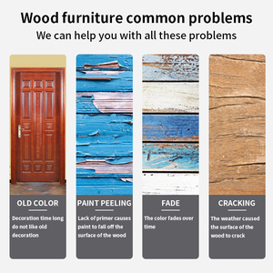 Peinture pour <span class=keywords><strong>bois</strong></span> Peinture d'extérieur pour <span class=keywords><strong>bois</strong></span>, Peinture à base d'eau à faible odeur Peinture pour meubles Peinture pour armoires, Parfait pour l'intérieur/l'extérieur <span class=keywords><strong>Blanc</strong></span> - Product Image 5