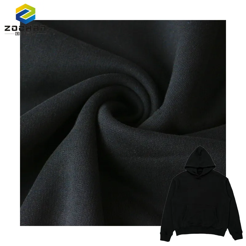 Hot selling 510gsm 100% cotton terry French terry Breathable Heavyweight knit fabric for winter French Terry