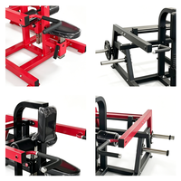 Machine à Squat Commercial Robuste pour Entraînement des Jambes en Salle de Sport – Presse à Jambes pour Musculation des Quadriceps et des Fessiers