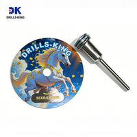 Nouvelle conception DK, lame de scie diamantée mini 45/50x0.6x6mm pressée à chaud, disque de découpe et de gravure pour carrelage céramique et porcelaine