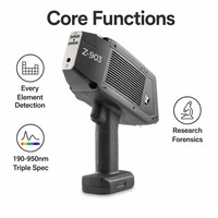 Spektrometer LIBS Genggam Z-903 Spektrometer Tiga Kali Lipat 190-950nm Deteksi Setiap Elemen Penelitian Geokimia Forensik Kelas 1