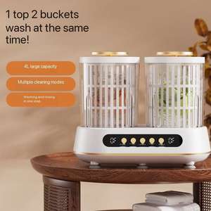 Mini Lavadora Impermeable en Oferta, Lavadora Automática con Temporizador para Lavar Calcetines, Ropa Interior, Ropa de Bebé, Limpieza Profunda - Product Image 5