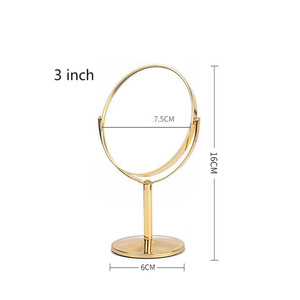 Gmagic cermin rias meja perak 7 inci, cermin meja putar sisi ganda untuk rias kamar tidur - Product Image 4