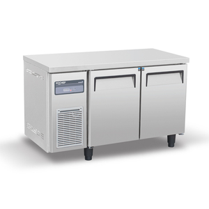 Misura su misura in acciaio inox sotto il bancone frigo Freezer <span class=keywords><strong>banco</strong></span> <span class=keywords><strong>da</strong></span> <span class=keywords><strong>lavoro</strong></span> tavolo Chiller ristorante <span class=keywords><strong>cucina</strong></span> attrezzature di refrigerazione - Product Image 3