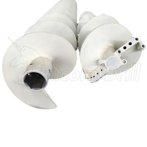 Herramientas de Perforación Rotatoria para Cimentaciones de Pilotes, Tipo <span class=keywords><strong>Bauer</strong></span> CFA, Barrena de Vuelo Continuo con Cabezal de Roca - Product Image 6