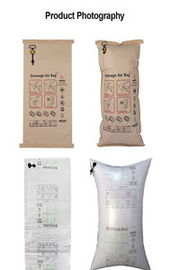 공장 가격 브라운 크래프트 라미네이션 인플레이터블 에어 던니지 백 컨테이너용 빠른 충전 밸브 및 맞춤형 사이즈 - Product Image 2