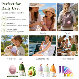 Produit Tendance : Applicateur de Crème Solaire en Silicone <span class=keywords><strong>pour</strong></span> Enfants – Essentiels de Plage Estivaux – <span class=keywords><strong>Rouleau</strong></span> Applicateur de Crème Solaire et Lotion - Product Image 4