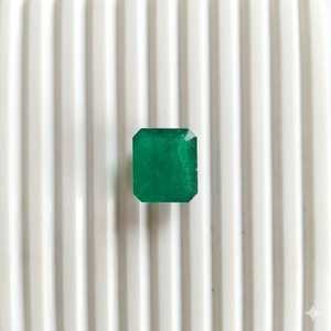Émeraude verte octogonale de 38,66 carats, pierre précieuse élégante, produit artisanal en vrac pour la fabrication de bijoux - Product Image 4