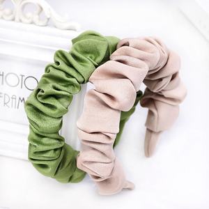 <span class=keywords><strong>MIO</strong></span> Lovely Lady Soft Fabric Scrunchie Diademas Banda para el cabello Diadema de belleza de moda para mujeres - Product Image 4