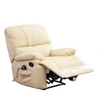 Fauteuil de massage chauffant à 8 points de vibration de style contemporain, canapé de salon