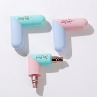 Flacon pulvérisateur de parfum portable double tête, rechargeable, de haute qualité, luxueux et unique, à double usage, pour les voyages
