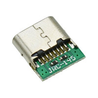 Conector USB Tipo C Hembra de 16 Pines, USB 3.1, 2 Pines, Conector Dual con Resistencia de 5.1K, Conector USB OTG
