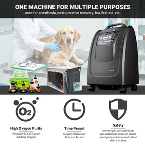 Alat Terapi Hewan AERTI Klinik Hewan Perangkat Oksigen Konsentrator Oksigen 5l untuk Kucing - Product Image 3