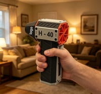 Mini ventilateur de conduit 40 mm, 500G de poussée, mini turbo-jet, souffleur USB à charge rapide, pour clavier d'ordinateur et sèche-cheveux