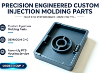 Service de moulage par injection et de découpe sur mesure, pièces moulées par injection en plastique ABS PP PC PA PA66 TPE TPU TPR POM, industrielles