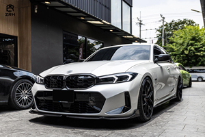 Parachoques delantero de fibra de carbono estilo MP de alta calidad para <span class=keywords><strong>BMW</strong></span> 3 Series G20 LCI <span class=keywords><strong>2023</strong></span> + falda lateral de kit de carrocería - Product Image 5