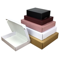Boîtes de papier ondulé personnalisées pour le commerce électronique Boîtes de papier pliantes artisanales pour l'emballage de produits