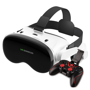 Lunettes VR G18E les plus vendues, <span class=keywords><strong>casque</strong></span> de réalité virtuelle avec écouteurs, lunettes de jeu 3D, <span class=keywords><strong>casque</strong></span> VR pour téléphones mobiles de 4,7 à 7 pouces - Product Image 1