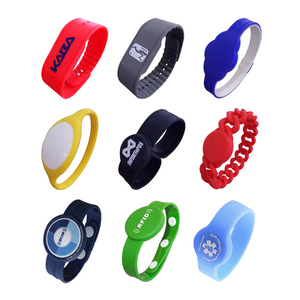 Nhận Dạng Có Thể Điều Chỉnh Không Thấm Nước Silicone TK4100 FM4100 125Khz FM1108 S50 13.56Mhz NFC RFID Dây Đeo Cổ Tay Thẻ - Product Image 5