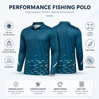 Maillot de pêche personnalisé OEM en gros pour hommes, protection solaire UPF 50+, manches longues, pour la pêche en haute mer en Australie, équipage de bateau, club de pêche