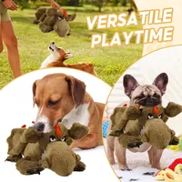 Jouet de battement de coeur de chien dragon de feu, aide à la formation comportementale de chiot pour la peluche de sommeil, jouets intelligents de compagnon d'animal familier