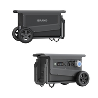 Station d'alimentation portable 5000W, générateur solaire haute capacité 3600W, charge solaire MPPT efficace, alimentation de secours d'urgence LiFePO4