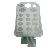 Pengontrol Jarak Jauh Profesional dengan Sablon Kustom dan Pencetakan Digital, Membran Switch Keypad Bahan PET 0.125mm