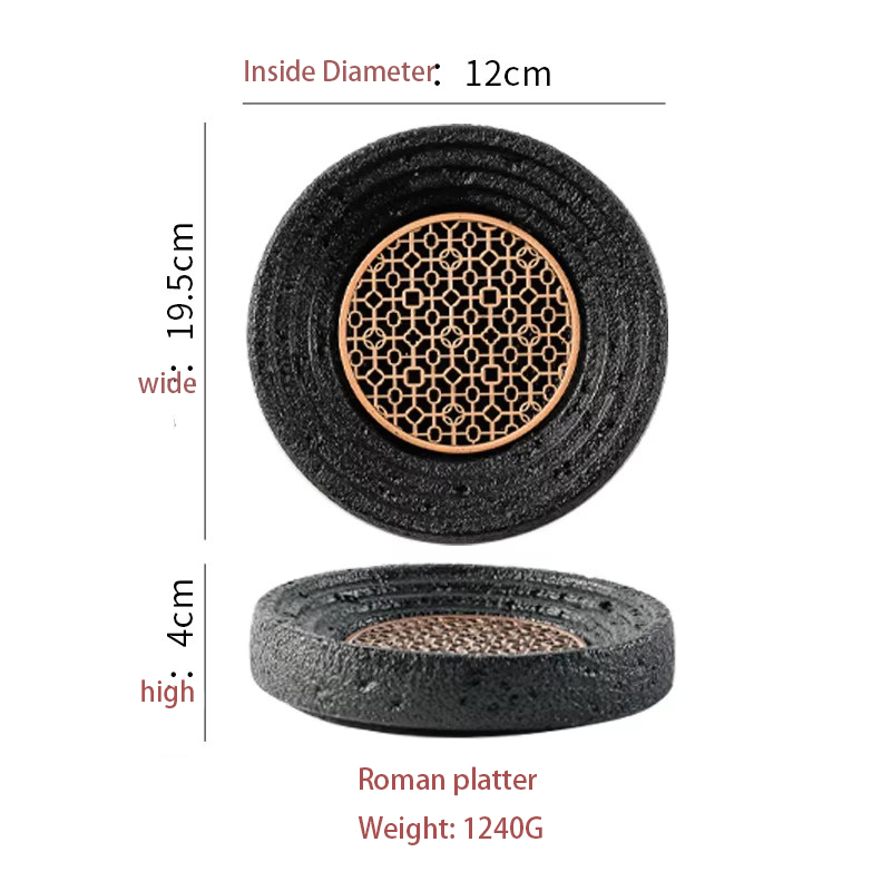 7.8 "Roman plate (with spacers)