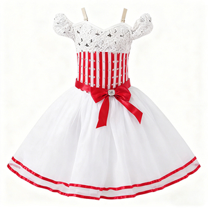 Lindo Tutú Brillante <span class=keywords><strong>Annie</strong></span> para Niñas, Falda de Ballet Profesional, Disfraz de Danza, Poliéster/Rayón, En Existencia - Product Image 3